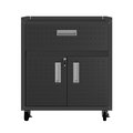 Manhattan Comfort Fortress 31.5" Mobile Garage Cabinet with Drawer and Shelves 2GMCC-CH